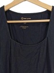 Vorschaubild 3 von Unterhemd Damen Schwarz Gr. XS Viskose Uni Basic Ärmellos Alltag