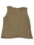 Vorschaubild 4 von Top Damen Gr. 42/XL Oliv Viskose Florales Muster Casual Ärmellos Freizeit