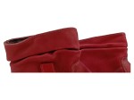 Vorschaubild 4 von Damen Stiefelette Rot Leder Gr. 39,5 Slouch Boots