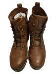 Vorschaubild 6 von Stiefel Kinder Gr. 32 Braun Kunstleder Reißverschluss 3 cm Casual Uni