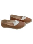 Vorschaubild 1 von Damen Espadrilles Leder Cognac Braun Gr. 37 Made in Spain