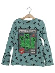 Vorschaubild 1 von Langarmshirt Kinder Gr. 128 Creeper TNT Game Over Grün