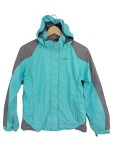 Vorschaubild 1 von Outdoorjacke Kinder Gr. 164 Türkis Polyester Uni Langarm Herbst/Winter