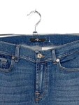 Vorschaubild 3 von Damen Mom Jeans Cropped Nieten Gr. 30 Blau