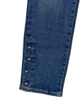 Vorschaubild 4 von Damen Mom Jeans Cropped Nieten Gr. 30 Blau