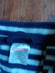Vorschaubild 2 von Baby Fleecejacke Gr. 62 blau weiß gestreift maritim