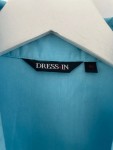 Vorschaubild 3 von Damen Bluse ärmellos Gr. 40 Türkis Business Baumwolle