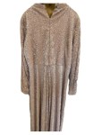 Vorschaubild 2 von Damen Maxikleid Elegant Festlich Beige Gr. 44/XXL Metallic