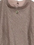 Vorschaubild 3 von Damen Maxikleid Elegant Festlich Beige Gr. 44/XXL Metallic