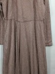 Vorschaubild 4 von Damen Maxikleid Elegant Festlich Beige Gr. 44/XXL Metallic