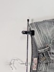 Vorschaubild 4 von Bruno Leoni Jeans Shorts Kinder Gr. 152 Grau Denim Destroyed Look