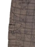 Vorschaubild 4 von Damen Outdoor Capri Hose Gr. 40 Braun Kariert Blumenmuster
