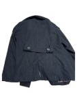 Vorschaubild 1 von Klassischer Mantel Damen Schwarz Gr. 40/L Wolle Uni Langarm Knopf