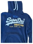 Vorschaubild 4 von Kapuzenpullover Herren XS Blau Logo Print Hoodie Streetwear