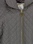 Vorschaubild 3 von Steppjacke Damen Gr. 40/L Grau Polyester Elasthan Uni Casual