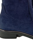 Vorschaubild 2 von Damen Stiefel Gr. 40 Blau Wildlederoptik Flach Casual