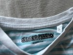 Vorschaubild 2 von Fanshirt It's-a me Mario Kinder T-Shirt Gr. 128 Blau gestreift