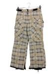 Vorschaubild 1 von Skihose Kinder 152 kariert beige Snowboardhose
