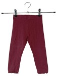 Vorschaubild 1 von Mädchen Leggings Gr. 86 Rot Baumwolle Spitzendetails