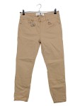 Vorschaubild 1 von Mom Jeans Damen Gr. 42/XL Beige Cinq Cut Baumwolle