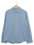 Vorschaubild 1 von Herren Freizeithemd Battery Shirt Slim Gr. L Blau Langarm