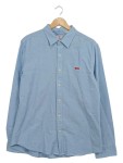 Vorschaubild 1 von Battery Shirt Herren Hemd Langarm Slim Fit Gr. L Blau