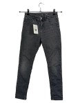 Vorschaubild 1 von Skinny Jeans Mädchen 140 Grau Nieten Strass Baumwolle Alltag L23