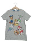 Vorschaubild 1 von Fanshirt Kinder Gr. 128 Grau Hunde Welpen T-Shirt