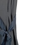 Vorschaubild 3 von Top Damen Gr. 36/S Grau Seide Uni Elegant Ärmellos Festlich