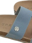 Vorschaubild 2 von Damen Pantoletten Sandalen Korkfußbett Blau Gr. 36 Sommer