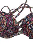 Vorschaubild 3 von Bikini-Oberteil Damen Gr. 34/XS Mehrfarbig Polyamid Paisley Bohemian