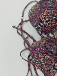 Vorschaubild 4 von Bikini-Oberteil Damen Gr. 34/XS Mehrfarbig Polyamid Paisley Bohemian