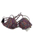 Vorschaubild 1 von Bikini-Oberteil Damen Gr. 34/XS Mehrfarbig Polyamid Paisley Bohemian