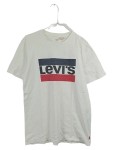 Vorschaubild 1 von Herren T-Shirt Logo Print Weiß Gr. M Baumwolle Casual