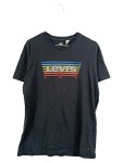 Vorschaubild 1 von Herren T-Shirt Logo Regenbogen Streifen Grau Gr. M