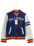 Vorschaubild 1 von Bomberjacke Kinder Gr. 140 Blau Baumwolle Schriftzug Preppy