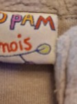 Vorschaubild 3 von DPAM Fleecejacke Baby Teddyfell Gr. 62 3 Monate Grau Reißverschluss