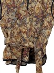 Vorschaubild 3 von Damen Weste Gr. L Jacquard Bindegürtel Elegant Mehrfarbig