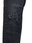 Vorschaubild 4 von Ripped Jeans Herren Schwarz Gr. W31/48/M Baumwolle Uni Streetwear 41 cm L29