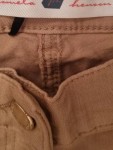 Vorschaubild 3 von Mom Jeans Damen Gr. 42/XL Beige Cinq Cut Baumwolle