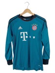 Vorschaubild 1 von FC Bayern München Torwart Trikot Herren XL Petrol Langarm