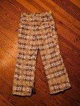Vorschaubild 2 von Skihose Kinder 152 kariert beige Snowboardhose