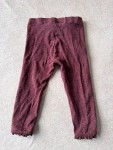 Vorschaubild 2 von Mädchen Leggings Gr. 86 Rot Baumwolle Spitzendetails