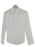 Vorschaubild 1 von Hemdbluse Damen Weiß Gr. 36/S Baumwolle Uni Feminin Langarm Büro Alltag