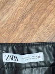 Vorschaubild 6 von Damen Kunstlederhose Straight Leg Schwarz Gr. 36 High Waist