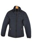Vorschaubild 1 von Steppjacke Damen Gr. 34/XS Blau Polyester Uni Casual Langarm