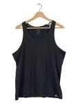 Vorschaubild 1 von Unterhemd Herren Schwarz Gr. L Baumwolle Uni Basic Ärmellos Alltag Casual