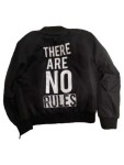 Vorschaubild 1 von Bomberjacke Kinder Gr. 140 Schwarz Polyester Schriftzug Urban Freizeit