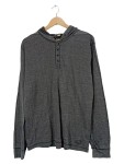 Vorschaubild 1 von Kapuzenpullover Herren Gr. 54/XL Grau Polyester Baumwolle Meliert Casual