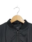 Vorschaubild 2 von Bomberjacke Kinder Gr. 140 Schwarz Polyester Schriftzug Urban Freizeit